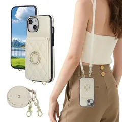 【新品】 KW-LINK iPhone 14 Pro Max ケース 手帳型 いphone14pro max ケース ショルダー リング付き スマホケース iphone14promax 背面ケースおしゃれ 背面カード収納 横置きスタンド機能 アイフォン14 0