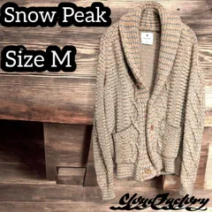 スノーピーク アルパカニットカーディガン サイズM エクリューミックス Snow Peak Alpaca Knitのサムネイル