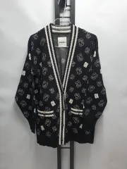 SANDRO サンドロ カーディガン ロゴ パータン ニット 0