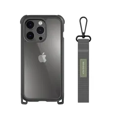【新品】 【MagEasy】 iPhone14 Pro 対応 ケース カバー クリア 耐衝撃 米軍MIL規格 肩掛け 首かけ 斜めがけ ショルダー シンプル スマホケース ロング ストラップ 付き 透明 クリアケース ショルダーストラップ 付 スマホカバー 0