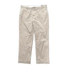 USA 古着 POLO RALPH LAUREN ポロ ラルフローレン コットン チノ スラックス ポロチノ W36 L30 ベージュ CI0216