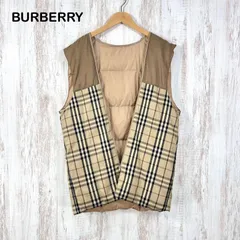 BURBERRY LONDON バーバリーロンドン ノバチェック ノースリーブ ダウンベスト ライナー