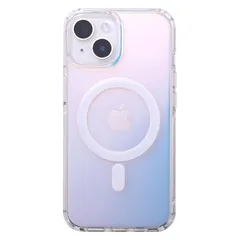 【新品】 HIGHER iPhone 15/14/13ケース MagSafe対応 ハイブリッドケース 耐衝撃 (オーロラ)【 iphone15 iphone14 iphone13 カバー アイフォン MagSafe マグセーフ 対応 透明 クリアケース 黄ばみ