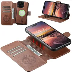 【新品】 JCGOOD iPhone 14 Pro ケース手帳型 分離式 2 in 1 取り外し可能 MagSafe対応 いphone 14pro ケース手帳カード収納 マグセーフ ワイヤレス充電対応アイフォン14pro ケース スタンド機能財布一体型2w 0