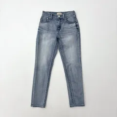 24ss 2024 良品 YANUK ヤヌーク RUTH LIGHT スリム テーパード ストレッチ デニム パンツ USED加工 57111062 サイズ 23 803-0010