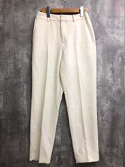 FONCE フォンセ アバハウス センタープレス テーパード パンツ size36/アイボリー ■■ レディース