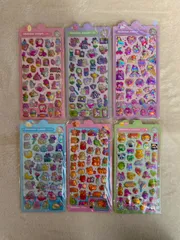 再入荷　ぷくぷくシール　3Dシール　キラキラ　おまとめ　ボンボン　輝く　大人気