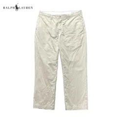 USA 古着 POLO RALPH LAUREN ポロ ラルフローレン コットン チノ スラックス ポロチノ W36 L30 ベージュ CI0223