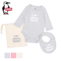 【新品】 チャムス CHUMS CH27-1032 Baby L/S Gift Set  ベビーロングスリーブギフトセット ベビー ロンパース 出産祝い 長袖ロンパース  出産祝い (240910)