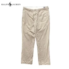USA 古着 POLO RALPH LAUREN ポロ ラルフローレン コットン チノ スラックス ポロチノ W36 L30 ベージュ CI0224
