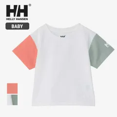 【新品】 ヘリーハンセン tシャツ ベビー 半袖 HELLY HANSEN HB62424 B S/S AMPHI TEE ショートスリーブ 水陸両用 水遊び UVカット 海 プール 水着 ラッシュガード ポリエステル 耐塩素 春夏 80cm / 90cm メ