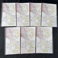 鬼滅の刃 DINING ダイニング 伊黒小芭内 甘露寺蜜璃 おすそ分けポストカード　7点まとめ売り