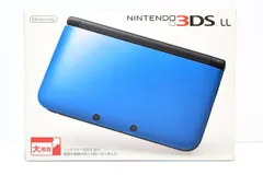 【3DSLL】ニンテンドー3DS LL ブルー×ブラック 箱付き 本体
