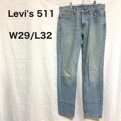 Levi’s 511 スリムフィット W29 L32 デニム メンズ リーバイス 黄ばみあり