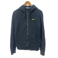 ナイキ NIKE パーカー ブルゾン ジップアップ ロゴ L ブラック