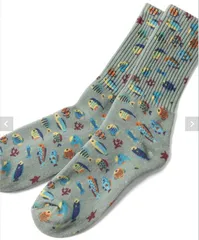 新品　gym master ジムマスター　FISH 魚　フィッシュ　クルーソックス　25 -27　男女共用　メンズ　レディース　ユニセックス　かわいい　面白い　お洒落　ハッピーペイント　プロレスラー　プレゼント　新入生　合格祝い