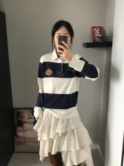 ポロ ラルフローレン クラブ ロゴ ボーダー柄 長袖 ラグビーシャツ