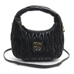 MIUMIU ミュウミュウ ワンダー マテラッセ レザー ホーボー スモール
