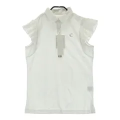 サイズ：L CALLAWAY SELECT キャロウェイ セレクト  フリル ノースリーブポロシャツ  ホワイト系 [240101627014] ゴルフウェア レディース ストスト