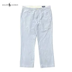 USA 古着 ポロ ラルフローレン コットンチノ スラックス チノパン ポロチノ シャンブレー W34 L32 刺繍ロゴ POLO RALPH LAUREN CI0167のサムネイル