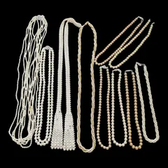 【真珠 パール まとめて③】ネックレス　10点　SILVER　ジュエリー　アクセサリー　遺品整理
