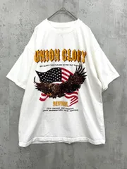 美品 ROUGH TRADE ラフトレード ロゴ プリント アメリカンイーグル Tシャツ sizeM/白 ■◆ メンズ