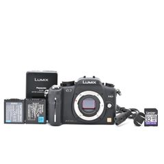 <良品> Panasonic LUMIX G2 ボディ DMC-G2-K｜コンフォートブラック｜動作良好｜印字はがれあり｜32GBカード付｜バッテリー2個付属