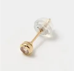 les bonbon x UNITED ARROWS 別注 K10 ESSENCE ピアス ゴールド LT.PINK ローズクォーツ ル ボンボン ユナイテッドアローズ アクセサリー 10金 参考定価 29,700円のサムネイル