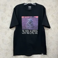 【STAR WARS】Tシャツ ブラック ヨーダ 半袖 Lサイズ プリント スターウォーズ 春夏