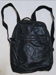 Calvin Klein カルバン・クライン ブラック バックパック デザイン バッグ