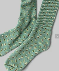 新品　gym master ジムマスター　ピスタチオ　クルーソックス　25 -27　男女共用　メンズ　レディース　ユニセックス　かわいい　面白い　お洒落　ハッピーペイント　プロレスラー　プレゼント　新入生　合格祝い