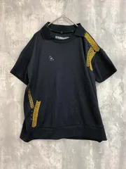 le coq sportif ルコックスポルティフ ポリエステル 襟取り外し可 刺繍 ゴルフ ウェア カットソー sizeM/黒 ■◆ レディース