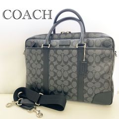Coach ビジネスバッグ グレー - メルカリ