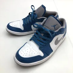 05w19484 ナイキ NIKE  Air Jordan 1 Low True Blue  ブルー/ホワイト  28.5cm US10.5 UK9.5 インドネシア製 メンズ  スニーカー  553558-412  【中古品】