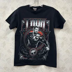 【MARVEL】ソー Tシャツ 半袖 Sサイズ ブラック マーベル プリント BRAVAD