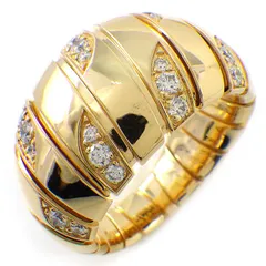 ブルガリ BVLGARI リング トゥボガス ダイヤモンド 計0.61ct K18YG 18.5号 / #59 【中古】