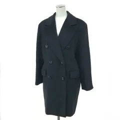 Christian Dior クリスチャンディオール ロングコート サイズ:9号 ダブル/アンゴラ100％ VINTAGE   ブラック レディース / 241021000381のサムネイル