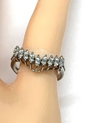 極美品】天然ダイヤモンド 0.42ct Pt900 V字リング 10号〜11号 - メルカリ