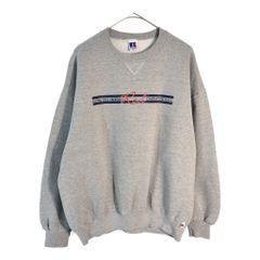90年代 USA製 RUSSELL ATHLETIC ラッセル スウェット カレッジ グレー(メンズ XL)中古 古着 X5926