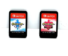Nintendo Switch用のゲームソフト『ポケットモンスター ソード』と『ポケットモンスター シールド』ソフトのみ２枚セット！