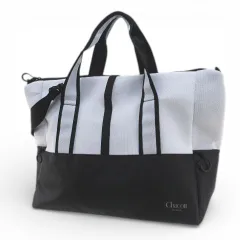 チャコット Chacott バランス トートバッグ ハンド ショルダー 2WAY メッシュ バイカラー  ホワイト 白  ブラック 黒系のサムネイル