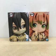 未開封 鬼滅の刃 Qposket 伊黒小芭内 甘露寺蜜璃 セピアカラーver. フィギュア セット【M4371-003】