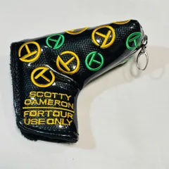 スコッティキャメロン　新色パターカバー　スモールサークルＴ　ブラック　フッククリップ付き　検索スコッチキャメロンパターカバー