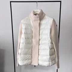 モンクレール★ハイブリッドダウンカーディガン★ホワイト★国内正規品★XS