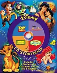 [중고-아주 좋아] Disney CD The Lion King the Little Mermaid Toy Story Aladdin Disney Cd Storybook (4-In-1 Disney Audio CD Storybooks)