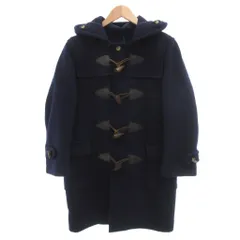 ジェイプレス J.PRESS 美品 ビンテージ ダッフルコート フーディー ミドル ハーフ丈 9 紺 ネイビー /SJ ■GY12のサムネイル