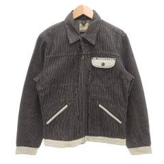 ラングラー WRANGLER × AMERICAN RAG CIE ワークジャケット ヒッコリー シャツカラー ジップアップ 38 黒 ブラック /SJ ■GY12