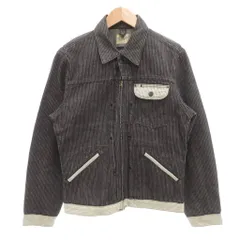 ラングラー WRANGLER × AMERICAN RAG CIE ワークジャケット ヒッコリー シャツカラー ジップアップ 38 黒 ブラック /SJ ■GY12のサムネイル