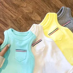 かわいい 犬服 小型犬服 お散歩 冬 お出かけ トリコロール シンプル かわいい ペット服 ドッグウェア 袖なし スポーティ か