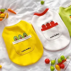 【冬服新作】 小型犬服 お散歩 お出かけ ペット服 ドッグウェア Tシャツ ベスト おしゃれカットソー ペットウェア 犬 服 猫服 犬用 ペット